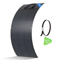 200 W flexible solar panel with the stainless zip ties that ship with it